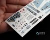 Quinta Studio QD32001 Su-25 3D-Printed & coloured Interior on decal paper (for Trumpeter kit) 1/32